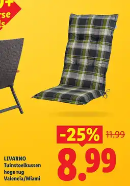 Lidl Livarno Tuinstoelkussen aanbieding