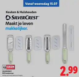 Lidl SilverCrest RVS keukenrasp aanbieding