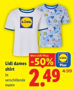 Lidl Lidl dames shirt aanbieding