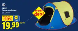 Lidl Crivit Pop-up campingtent aanbieding