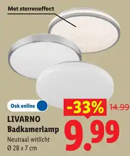 Lidl Livarno Badkamerlamp aanbieding