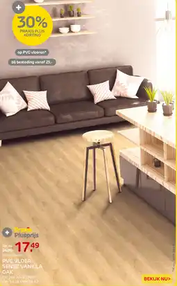 Praxis PVC Vloer Sense Vanilla Oak aanbieding