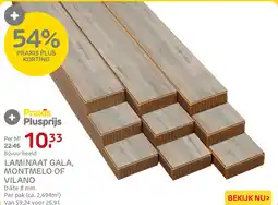 Praxis Laminaat Gala, Montmelo of Vilano aanbieding