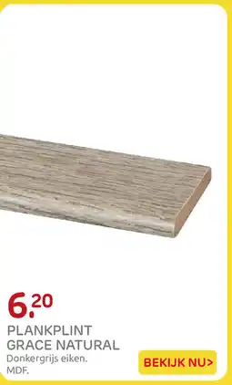 Praxis Plankplint Grace Natural aanbieding