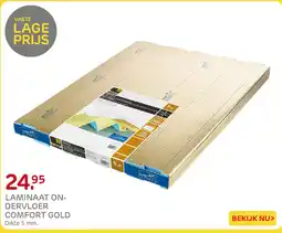Praxis Laminaat Ondervloer Comfort Gold aanbieding
