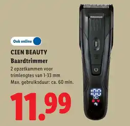 Lidl Cien Beauty Baardtrimmer aanbieding