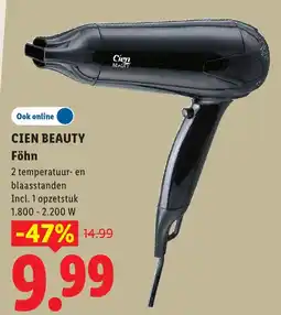 Lidl Cien Beauty Föhnn aanbieding