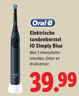 Lidl Oral-B Elektrische tandenborstel iO Simply Blue aanbieding