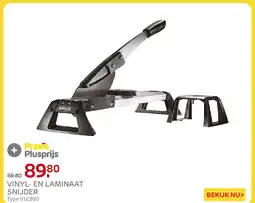 Praxis Vinyl en Laminaat Snijder aanbieding