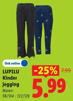 Lidl Lupilu Kinder jegging aanbieding