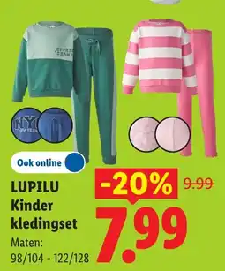 Lidl Lupilu Kinder kledingset aanbieding