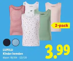 Lidl Lupilu Kinder hemden aanbieding