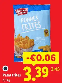 Lidl Harvest Basket Patat frites aanbieding