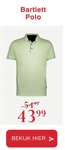 Van Dal Mannenmode Bartlett Polo aanbieding