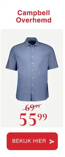 Van Dal Mannenmode Campbell Overhemd aanbieding