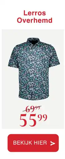 Van Dal Mannenmode Lerros Overhemd aanbieding