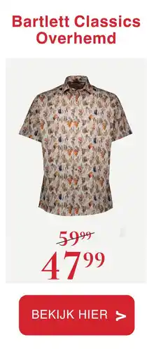 Van Dal Mannenmode Bartlett Classics Overhemd aanbieding