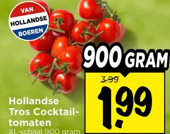 Vomar Voordeelmarkt Hollandse Tros Cocktail- tomaten aanbieding