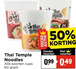 Vomar Voordeelmarkt Thai Temple Noodles aanbieding