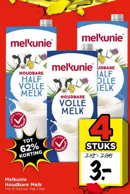 Vomar Voordeelmarkt Melkunie Houdbare Melk aanbieding