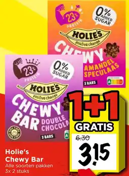 Vomar Voordeelmarkt Holie's Chewy Bar aanbieding
