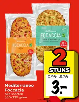 Vomar Voordeelmarkt Mediterraneo Foccacia aanbieding