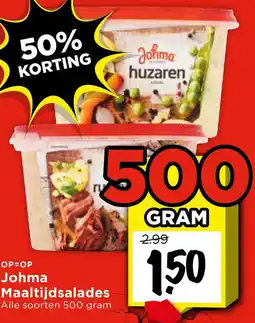 Vomar Voordeelmarkt Johma Maaltijdsalades aanbieding