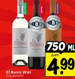 Vomar Voordeelmarkt El Burro Wijn aanbieding