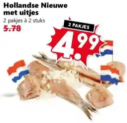 Coop Hollandse Nieuwe met uitjes aanbieding