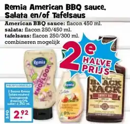 Boon`s Markt Remia American BBQ sauce. Salata en/of Tafelsaus aanbieding