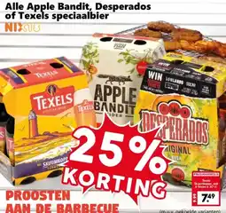 Coop Alle Apple Bandit, Desperados of Texels speciaalbier aanbieding