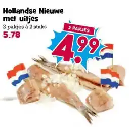 Boon`s Markt Hollandse Nieuwe met uitjes aanbieding