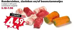 Coop Rundervinken, slavinken en/of boomstammetjes aanbieding