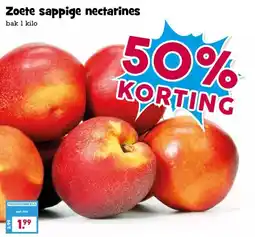 Boon`s Markt Zoete sappige nectarines aanbieding
