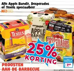 Boon`s Markt Alle Apple Bandit, Desperados of Texels speciaalbier aanbieding