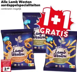 Coop Alle Lamb Weston aardappelspecialiteiten aanbieding