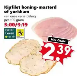 Coop Kipfilet honing-mosterd of yorkham aanbieding