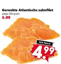 Coop Gerookte Atlantische zalmfilet aanbieding