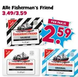 Boon`s Markt Alle Fisherman's Friend aanbieding