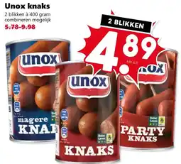 Coop Unox knaks aanbieding