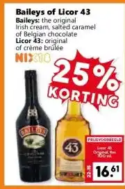 Coop Baileys of Licor 43 aanbieding
