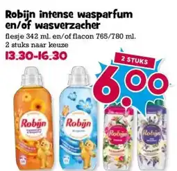 Boon`s Markt Robijn intense wasparfum en/of wasverzacher aanbieding