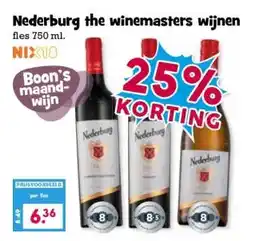 Boon`s Markt Nederburg the winemasters wijnen aanbieding