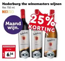 Coop Nederburg the winemasters wijnen aanbieding