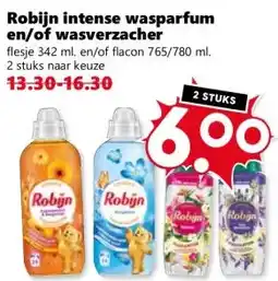 Coop Robijn intense wasparfum en/of wasverzacher aanbieding