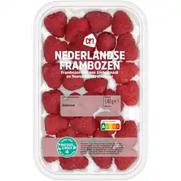 Albert Heijn AH Nederlandse frambozen aanbieding