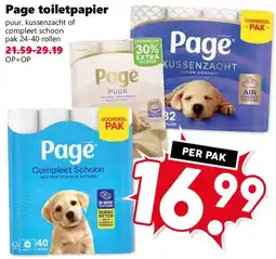 Coop Page toiletpapier aanbieding