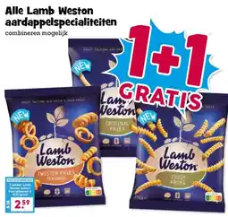 Boon`s Markt Alle Lamb Weston aardappelspecialiteiten aanbieding