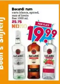 Boon`s Markt Bacardi rum aanbieding