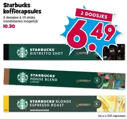 Boon`s Markt Starbucks koffiecapsules aanbieding